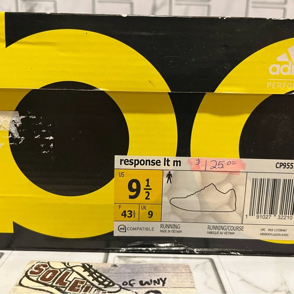 New Adidas Response LT Boost Navy Blue Running Shoes Ultra Boost Gym Training - Picture 15 of 16